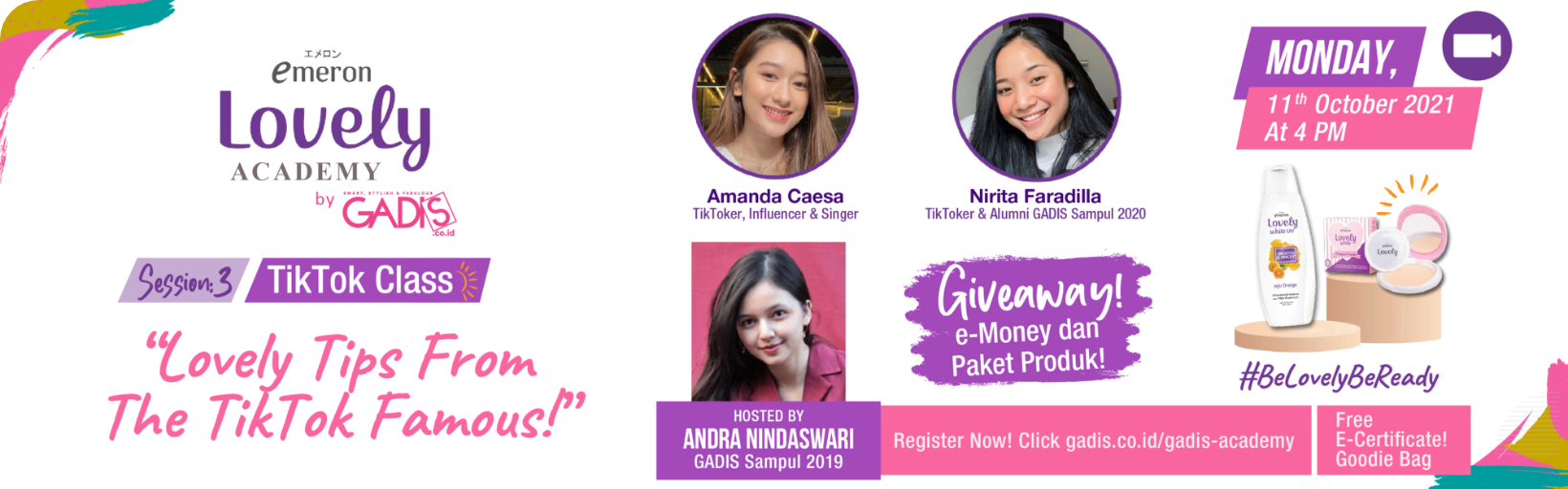 Emeron Lovely Academy By Gadis Sampul